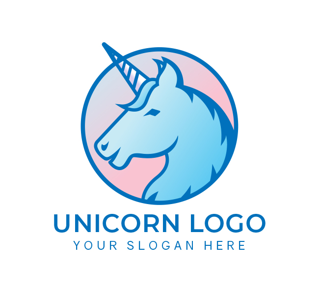 Unicorn Logo & Business Card - The Design Love