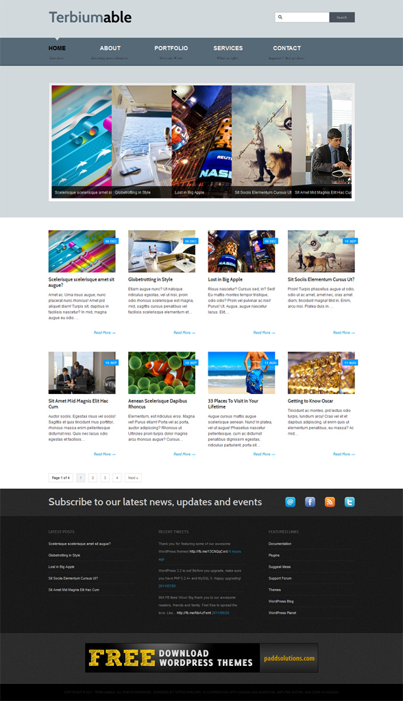 wp terbiumable theme