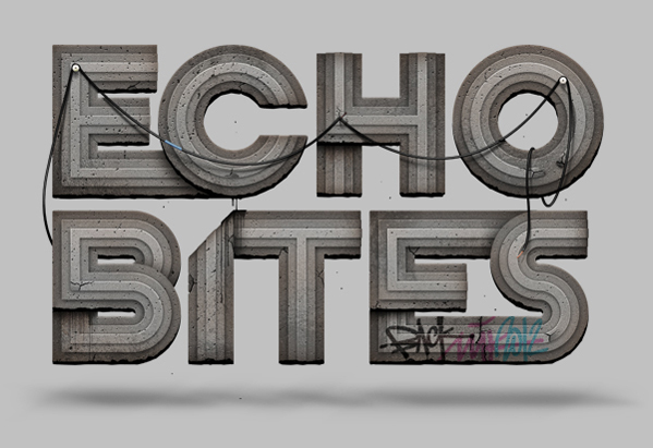 Echo Bites Typography