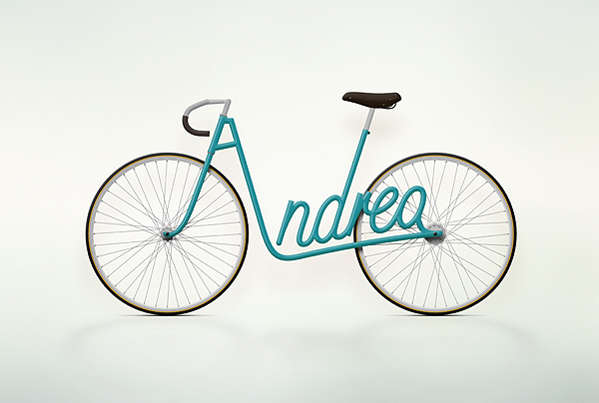 Write a Bike Typography 1