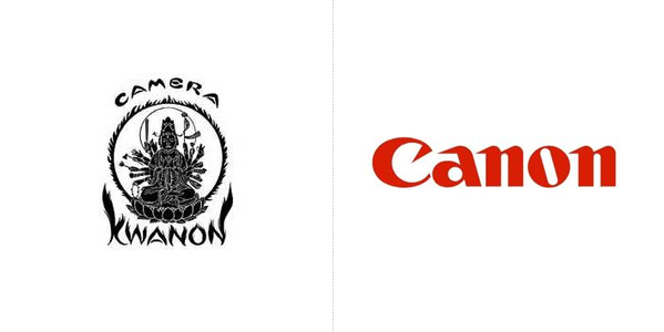 Canon logo evolution