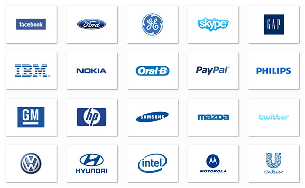 Blue Brand Logos