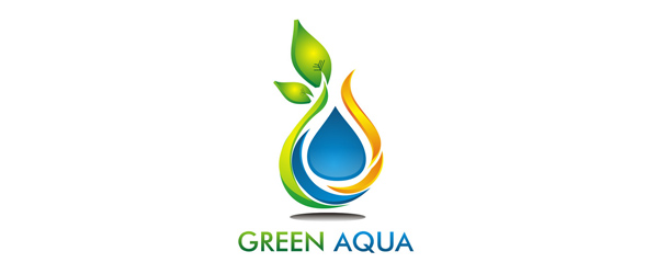 Download free green aqua logo