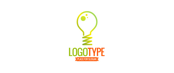 Download free green bulb logo