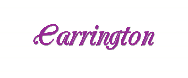 calligraphy fonts - Carrington free font
