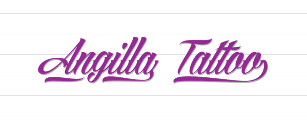 calligraphy fonts - angilla tattoo free font