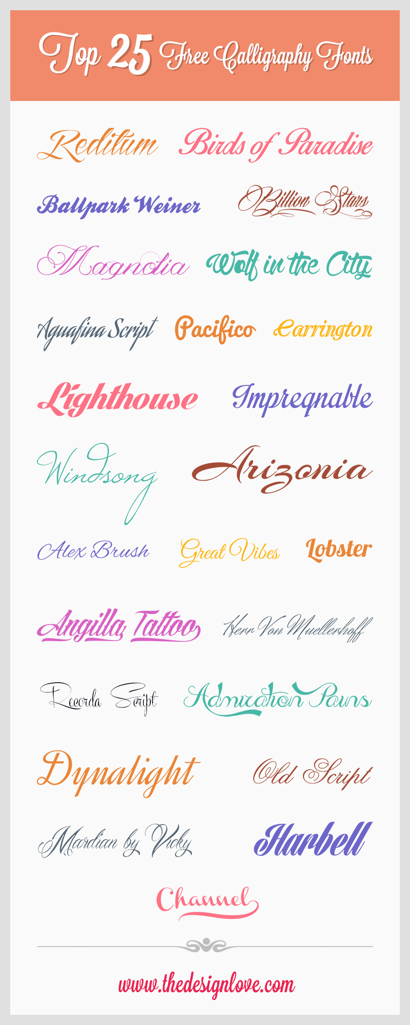 free- calligraphy fonts