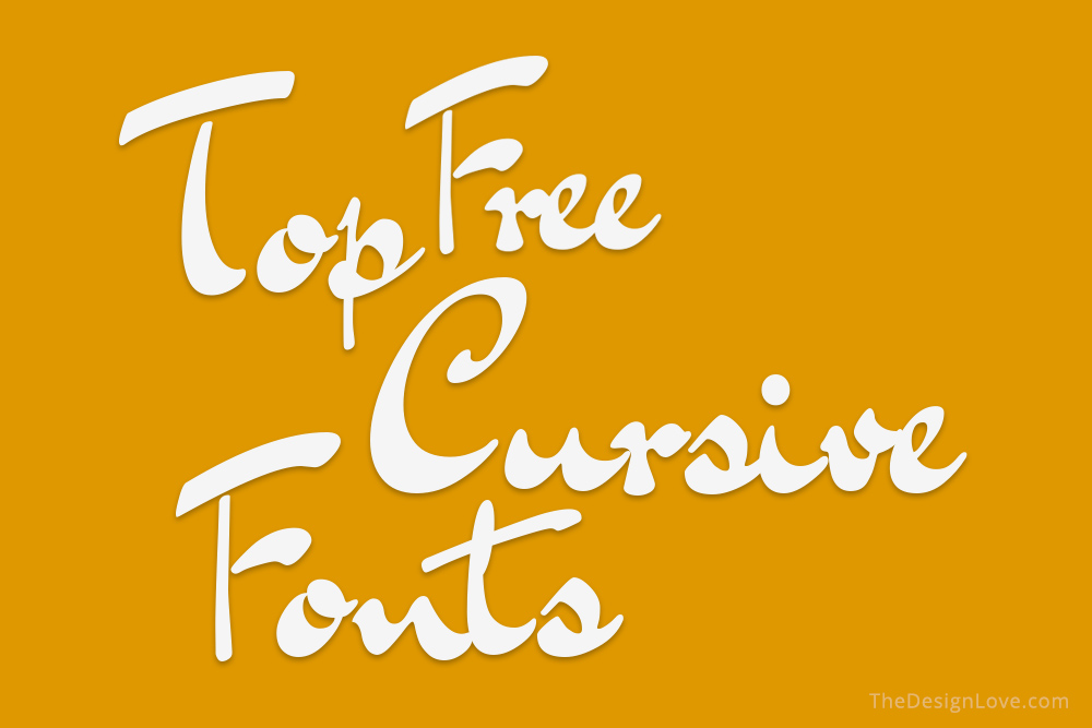 cursive font free download mac