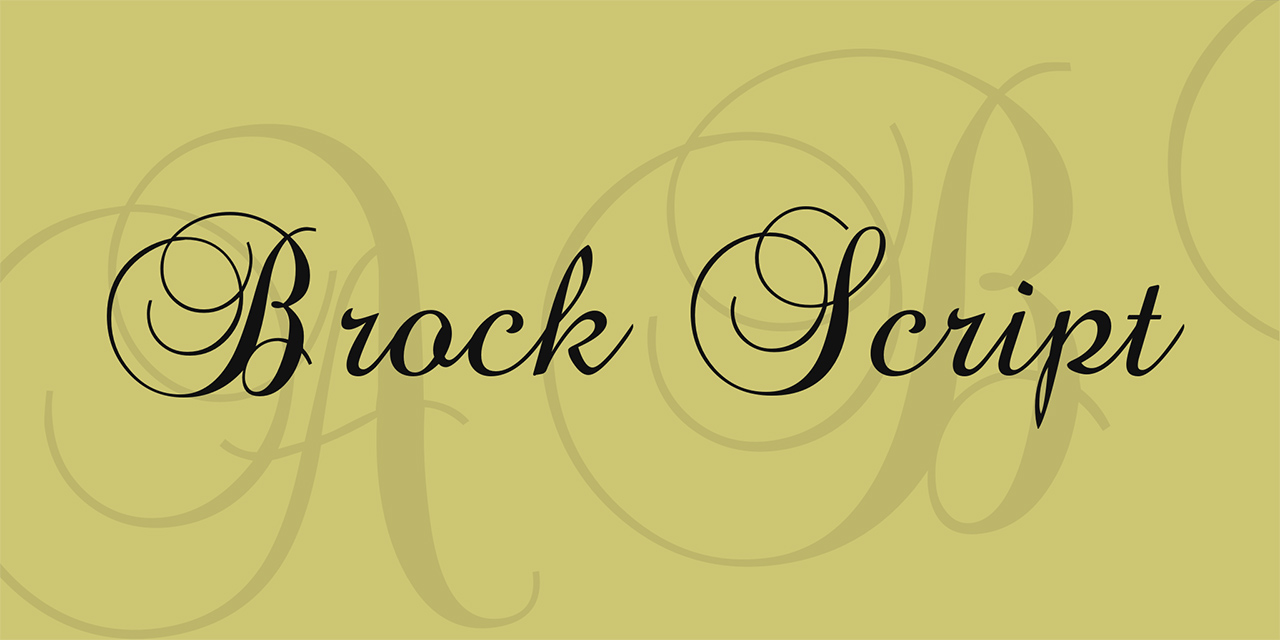 top-cursive-fonts-Brock-Script-Font