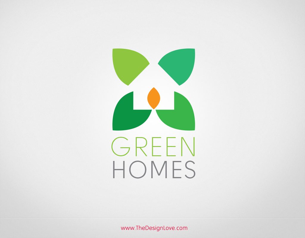 free-vector-green-homes-logo