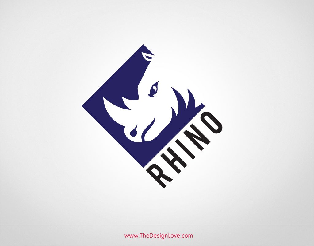 free-vector-blue-rhino-logo