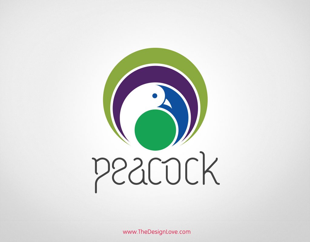 free peacock logo