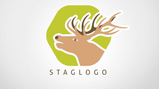 free-vector-stag-logo-template