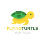 004-Flying-Turtle-Logo-Template