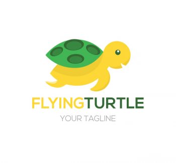 Flying Turtle Logo & Bcard Template