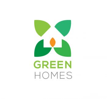 Green Home Design Logo Template