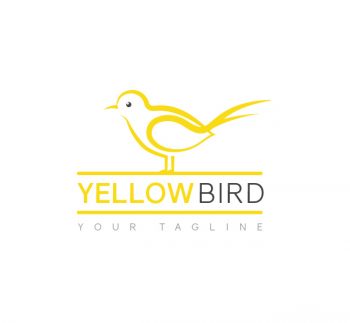 Yellow Bird Logo & Business Card Template