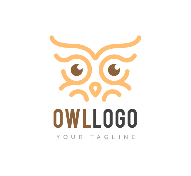 Owl Eyes Logo Business Card Template The Design Love