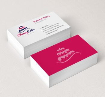 034-Cherry-Cake-Logo-&-Business-Card-Template