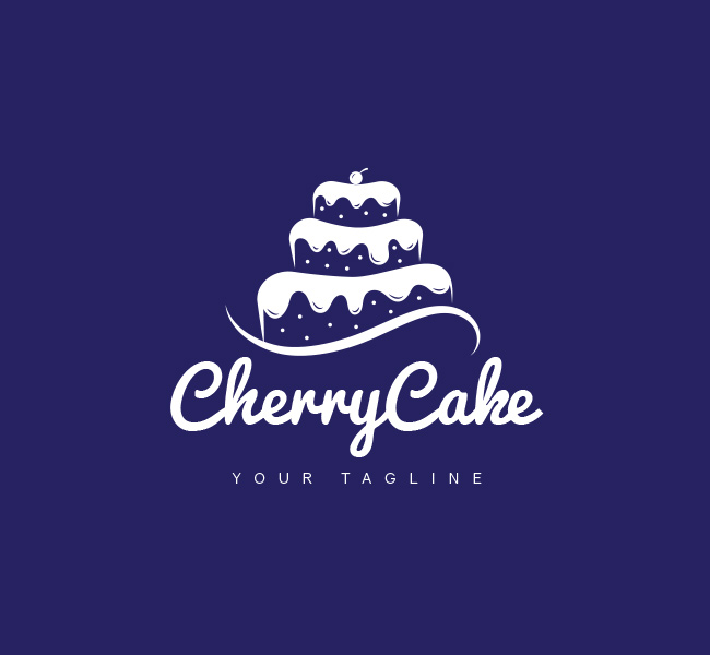 034-Cherry-Cake-Logo-Template_W