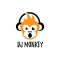 DJ-Monkey-Logo-Template