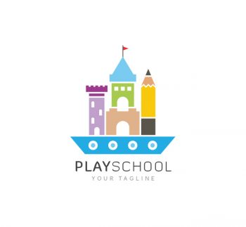 Play School Logo & Business Card Template
