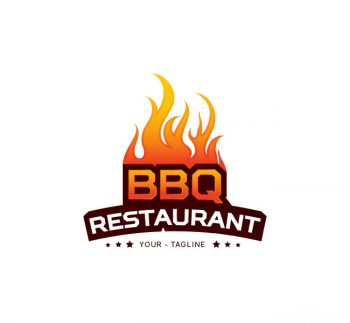 BBQ Restaurant Logo & Business Card Template