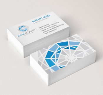 058-Diamond-Logo-&-Business-Card-Template