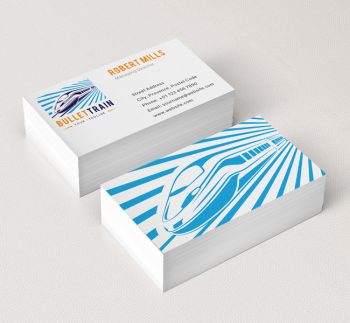 063-Bullet-Train-Logo-&-Business-Card-Template