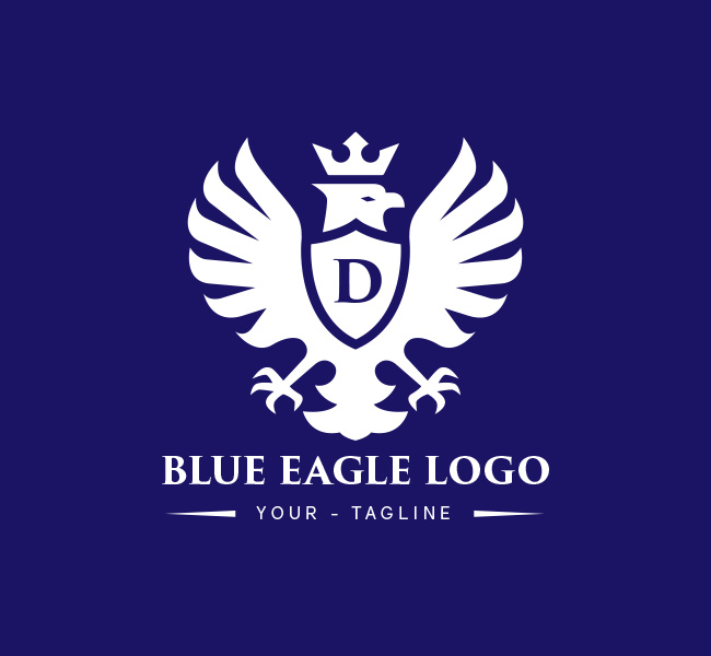 064-Blue-Eagle-Logo-Template_W