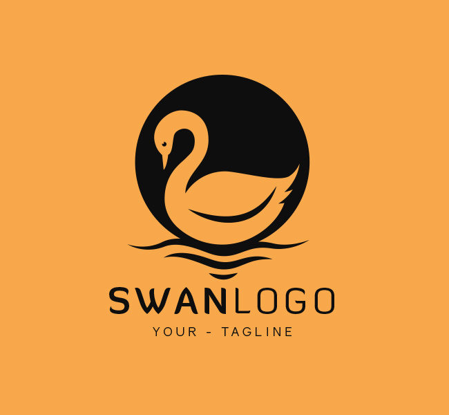 073-The-Swan-Logo-Template_B