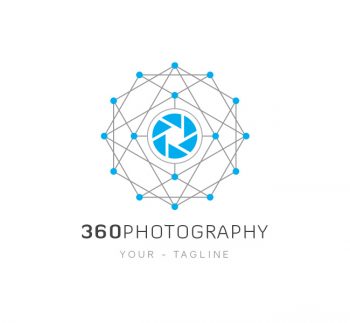 360 Photography Logo & Business Card Template