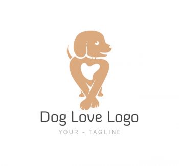 Dog Love Logo & Business Card Template