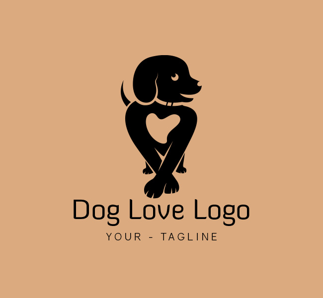 Pre-designed Dog-Love-Logo