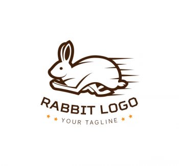 Running Rabbit Logo & Business Card Template