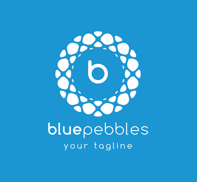 Pre-Made-Blue-Pebbles-Logo