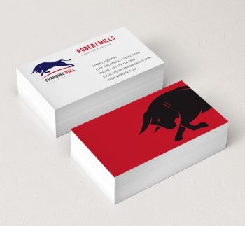 Charging-Bull-Business-Card-Mockup