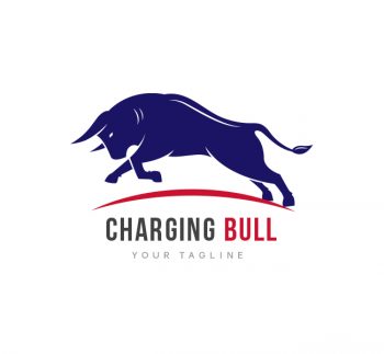 Charging Bull Logo & Business Card Template