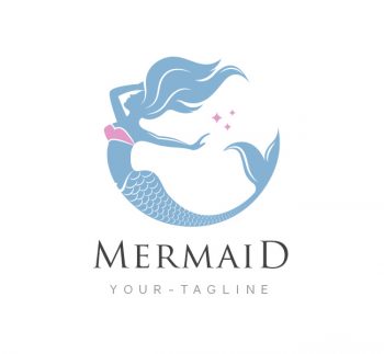 Mermaid Logo & Business Card Template