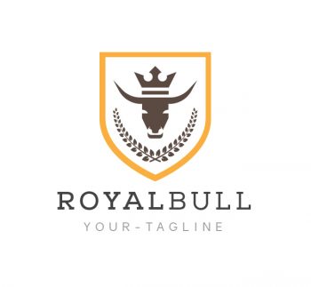 Bull Crest Logo & Business Card Template