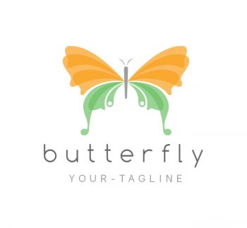 Butterfly Logo & Business Card Template