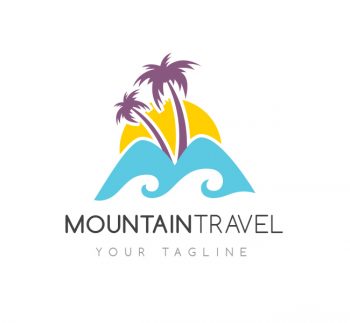 Mountain Travel Logo & Business Card Template