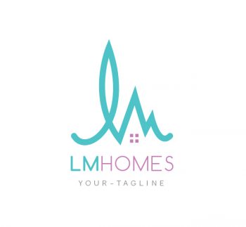 LM Homes Logo & Business Card Template