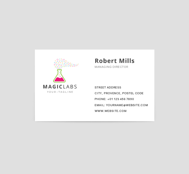 Magic-Labs-Business-Card-Template-Front
