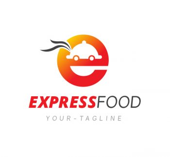 Express Food Delivery Logo & Business Card Template