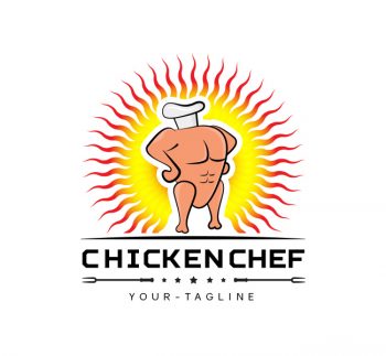 Chicken Chef Logo & Business Card Template