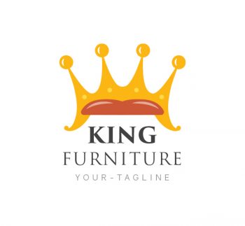 King Furniture Logo & Business Card Template