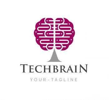 Tech Brain Logo & Business Card Template