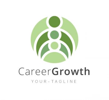 Career Growth Logo & Business Card Template
