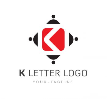 K Letter Logo & Business Card Template
